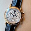 フランクミュラー - パーペチュアルカレンダー クロノグラフ | FRANCK MULLER | 7008CCQPE | WG シルバー文字盤 自動巻き レザー | 委託品 | 中古 |