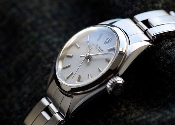ロレックス - レディース オイスターパーペチュアル 60's | ROLEX | 6618 | SS 白文字盤 自動巻き ブレスレット | 1960年代製 | ヴィンテージ | 中古 |