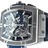 ウブロ - スピリット オブ ビッグバン | HUBLOT | 601.NX.7170.LR | チタニウム ブルー TI スケルトン文字盤 自動巻き ラバーアリゲーター | 委託品 | 中古 |
