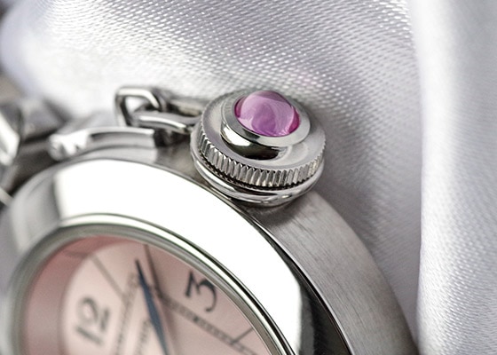 カルティエ - レディース ミスパシャ | CARTIER | W3140008 | 27mm SS ピンク文字盤 クォーツ ブレスレット | 中古 |