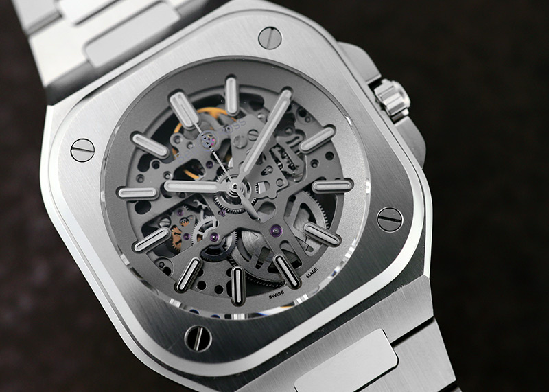 ベル&ロス - BR05 スケルトン | BELL&ROSS | BR05A-GR-SK-ST/SST | SS スケルトン文字盤 自動巻き ブレスレット | 中古 |
