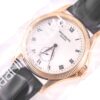 パテックフィリップ - カラトラバ | PATEK PHILIPPE | 5115J-001 | YG エナメル文字盤 手巻き レザー | 2001年製 | レストア | 中古 |