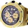 オーデマピゲ - ロイヤルオーク オフショア クロノグラフ アーノルドシュワルツェネッガー | AUDEMARS PIGUET | 26007BA.OO.D088CR.01 | YG ブラウン文字盤 自動巻き レザー | 400本限定 | 中古 |