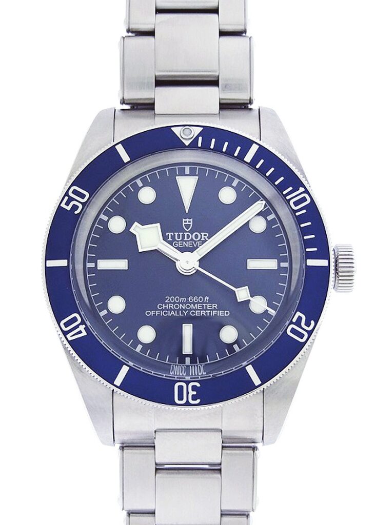 チューダー - ブラックベイ フィフティ-エイト | TUDOR | 79030B | SS ネイビーブルー文字盤 自動巻き ブレスレット | 中古 |
