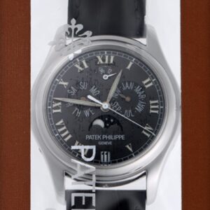 パテックフィリップ - アニュアルカレンダー ムーンフェイズ | PATEK PHILIPPE | 5056P-001 | PT グレー文字盤 自動巻き | レストア | 中古 |