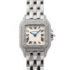 カルティエ - パンテール | CARTIER | WF3118F3 | SM ダイヤモンド WG シルバー文字盤 クォーツ ブレスレット | 中古 |