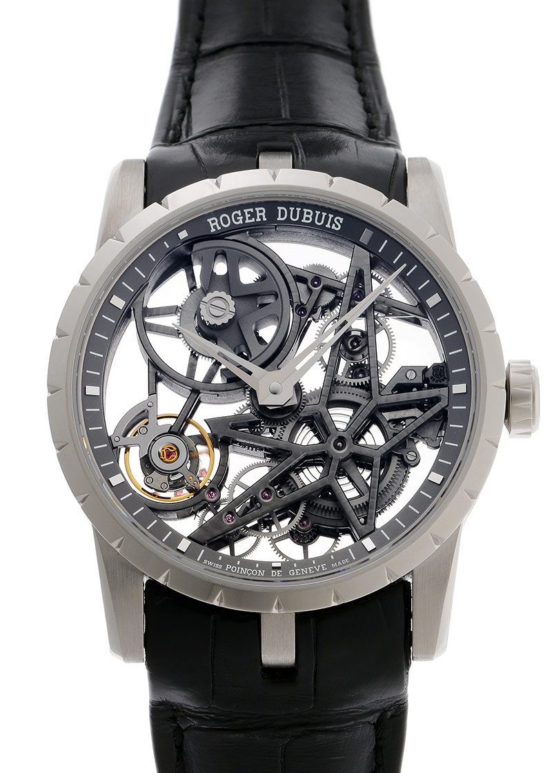 ロジェデュブイ - エクスカリバー42 オートマティック | ROGER DUBUIS | DBEX0507 スケルトン WG スケルトン文字盤 自動巻き レザー | 委託品 | 中古 |