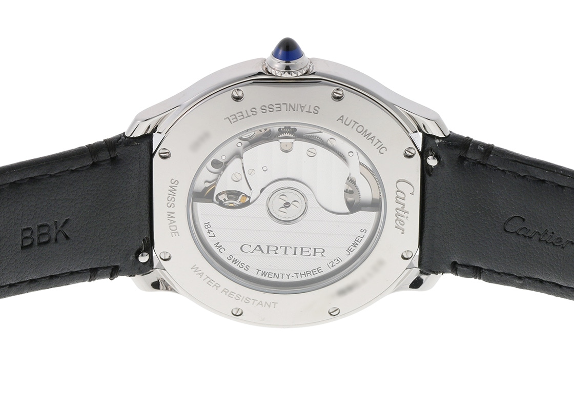 カルティエ - ロンド マスト ドゥ カルティエ | CARTIER | WSRN0032 | SS シルバー文字盤 自動巻き レザー | 未使用品