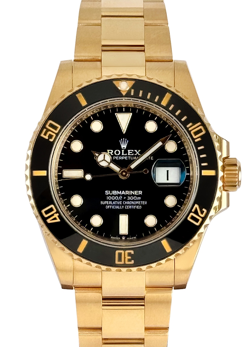 ロレックス - オイスターパーペチュアル サブマリーナー デイト | ROLEX | 126618LN | YG 黒文字盤 自動巻き ブレスレット | 中古