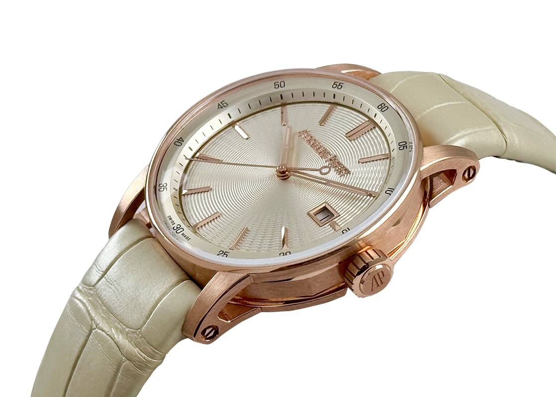 オーデマピゲ - CODE.11.59 バイ オーデマピゲ | AUDEMARS PIGUET | 77410OR.OO.A825CR.01 | PG アイボリー文字盤 自動巻き レザー | 中古
