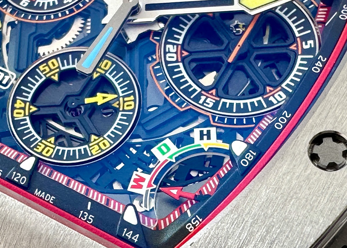 リシャールミル - オートマティック スプリットセコンド クロノグラフ | RICHARD MILLE | RM65-01 | TI スケルトン文字盤 自動巻き ラバー | 中古