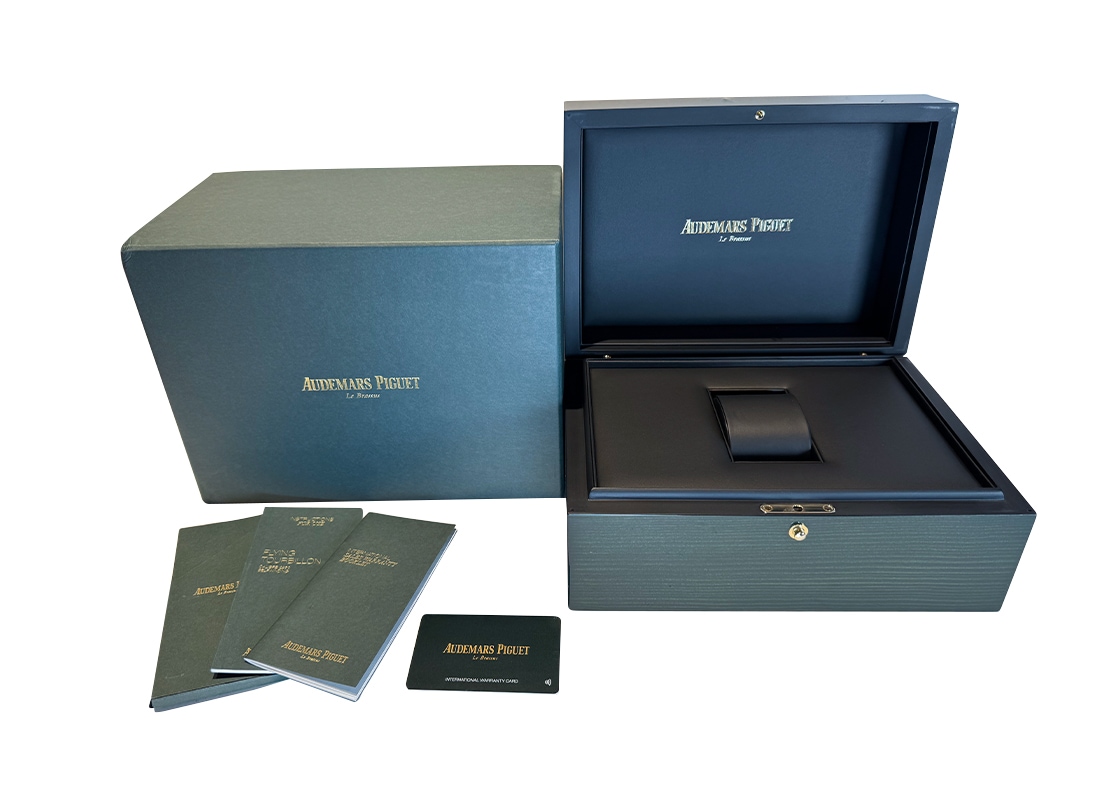 オーデマピゲ - CODE11.59 バイオーデマピゲ フライング トゥールビヨン | AUDEMARS PIGUET | 26396BC.OO.D002CR.01 | WG アベンチュリンエナメル文字盤 自動巻き レザー | 委託品 | 中古