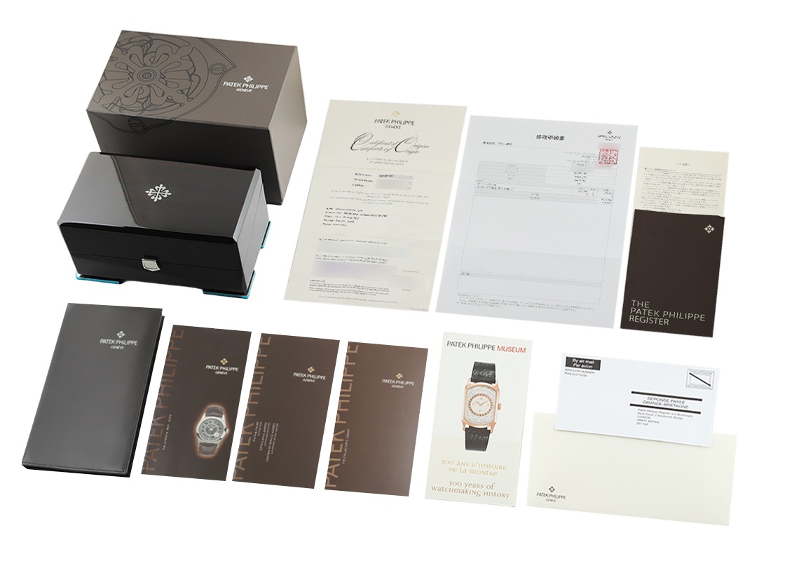 パテックフィリップ - カラトラバ | PATEK PHILIPPE | 6000R-001 | RG ブラウン文字盤 自動巻き レザー | 中古