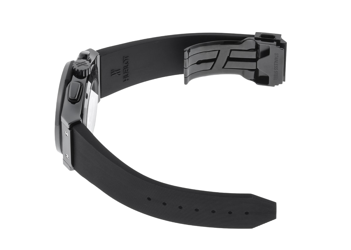 ウブロ - クラシックフュージョン ブラックマジック | HUBLOT | 521.CM.1171.RX | CE 黒文字盤 自動巻き ラバー | 中古