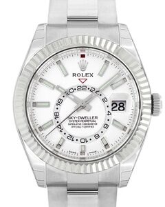 ロレックス - オイスター パーペチュアル スカイドゥエラー | ROLEX | 326934 | WG/SS 白文字盤 自動巻き ブレスレット |