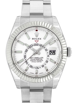 ロレックス - オイスター パーペチュアル スカイドゥエラー | ROLEX | 326934 | WG/SS 白文字盤 自動巻き ブレスレット |
