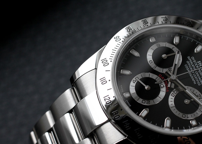 ロレックス - オイスター パーペチュアル コスモグラフ デイトナ | ROLEX | 116520 | SS 黒文字盤 自動巻き ブレスレット | 最終モデル 鏡面バックル | 中古 |