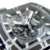 ウブロ - スピリット オブ ビッグバン | HUBLOT | 601.NX.7170.LR | チタニウム ブルー TI スケルトン文字盤 自動巻き ラバーアリゲーター | 委託品 | 中古 |