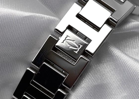 カルティエ - レディース ミスパシャ | CARTIER | W3140008 | 27mm SS ピンク文字盤 クォーツ ブレスレット | 中古 |