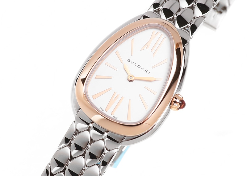 ブルガリ - セルペンティ セドゥットーリ | BVLGARI | 103144 | SS/PG シルバー文字盤 クォーツ ブレスレット |