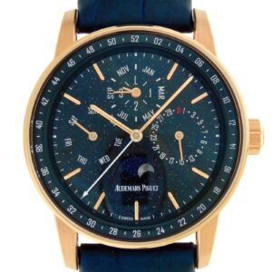 オーデマピゲ - CODE11.59 by オーデマピゲ パーペチュアルカレンダー | AUDEMARS PIGUET | 26394OR.OO.D321CR.01 PG ブルーアヴェンチュリン文字盤 自動巻き レザー |