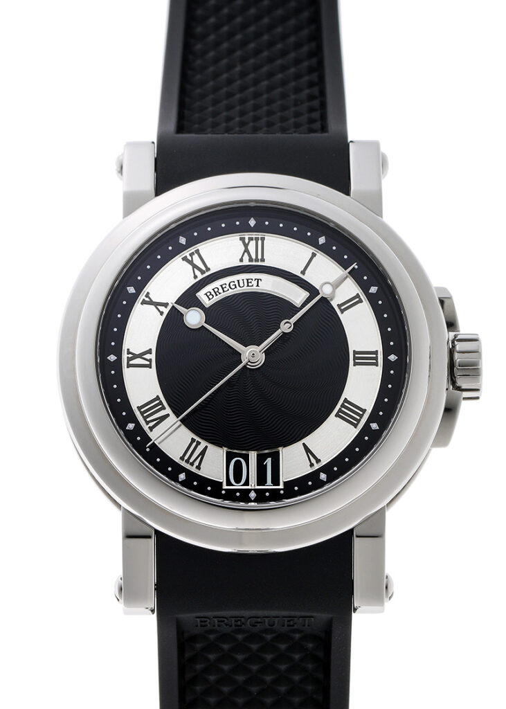 ブレゲ - マリーン II ラージデイト | BREGUET | 5817ST/92/5V8 | SS 黒文字盤 自動巻き ラバー | 中古 |