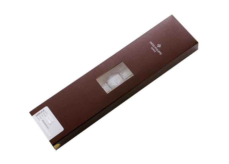 パテックフィリップ - カラトラバ ベゼルダイヤ | PATEK PHILIPPE | 4906/200G-001 | WG ホワイトシェル文字盤 クォーツ レザー | 中古
