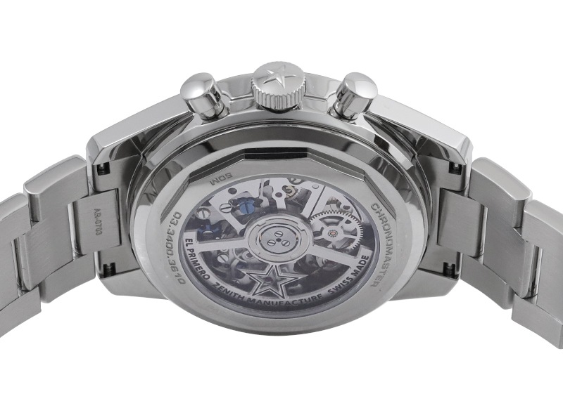 ゼニス - クロノマスター オリジナル トリプルカレンダー | ZENITH | 03.3400.3610/39.M3200 | SS グレー / シルバー文字盤 自動巻き ブレスレット | 委託品 | 未使用品