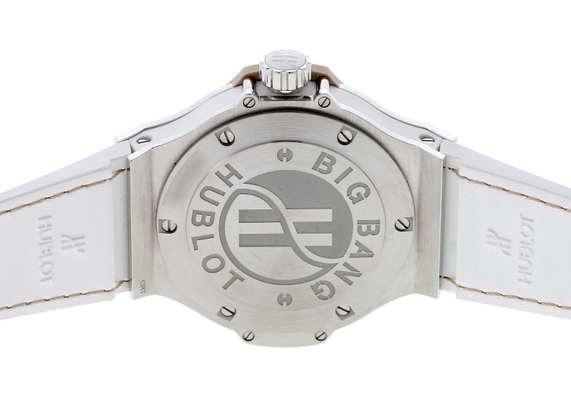 ウブロ - ビッグバン スチール ベージュ ダイヤモンド | HUBLOT | 361.SX.892B.LR.1204.JPN | SS ベージュ文字盤 自動巻き クォーツ | 中古