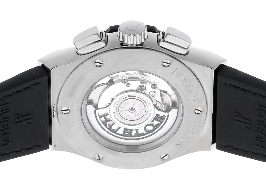 ウブロ - アエロフュージョン クロノグラフ | HUBLOT | 525.NX.0170.LR | TI スケルトン文字盤 自動巻き ラバーアリゲーター | 中古