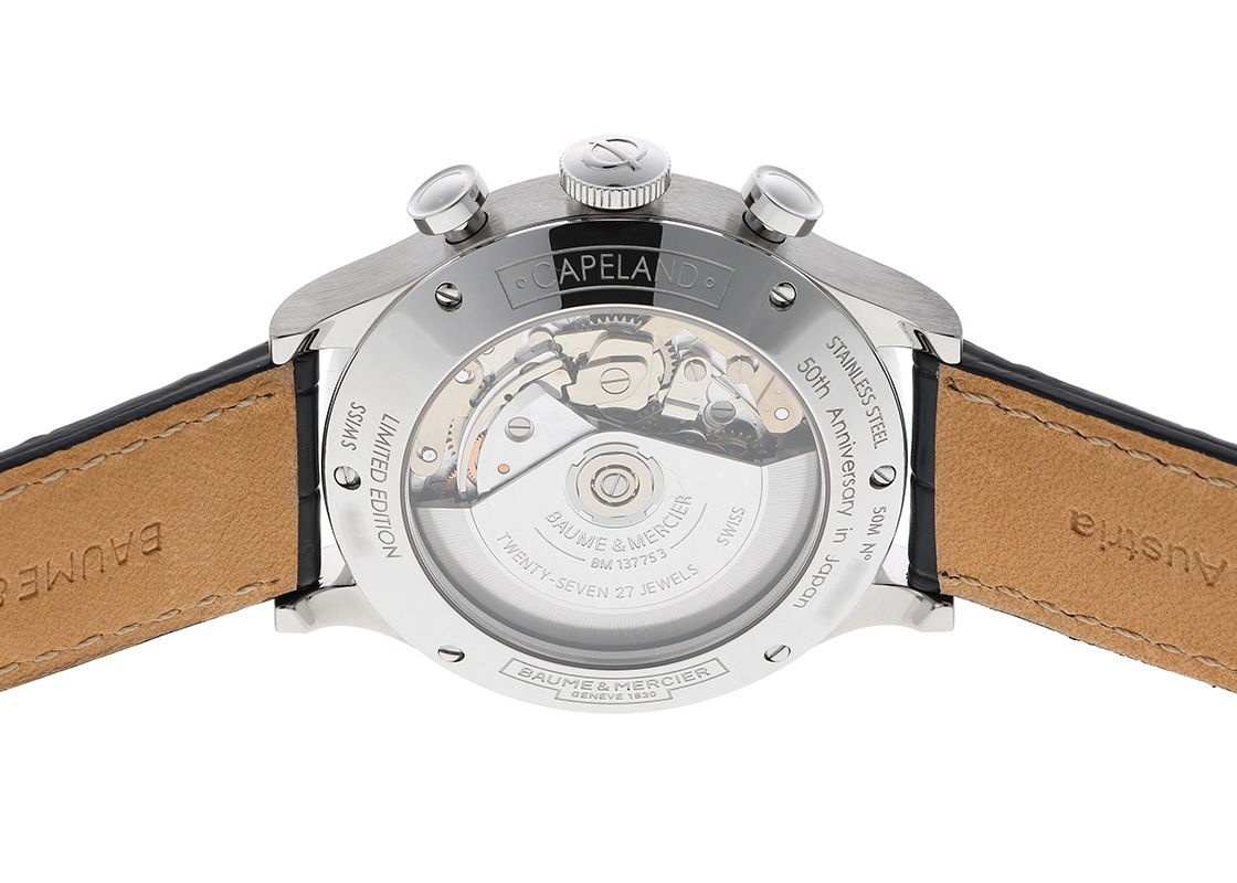 ボーム&メルシェ - ケープランド 日本上陸50周年記念モデル 130本限定 | BAUME&MERCIER | M0A10437 | SS 白文字盤 自動巻き レザー | 未使用品