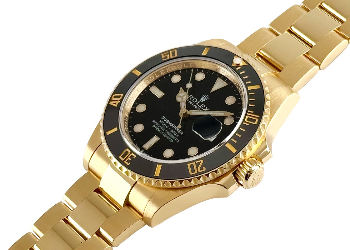 ロレックス - オイスターパーペチュアル サブマリーナー デイト | ROLEX | 126618LN | YG 黒文字盤 自動巻き ブレスレット | 中古