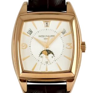 パテックフィリップ - ゴンドーロ カレンダリオ | PATEK PHILIPPE | 5135R-001 | RG 白文字盤 自動巻き レザー | 中古