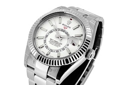 ロレックス - オイスター パーペチュアル スカイドゥエラー | ROLEX | 326934 | WG/SS 白文字盤 自動巻き ブレスレット |