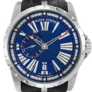 ロジェデュブイ - エクスカリバー | ROGER DUBUIS | 45RDDBEX0543 | TI ブルー文字盤 自動巻き レザー | 中古 |