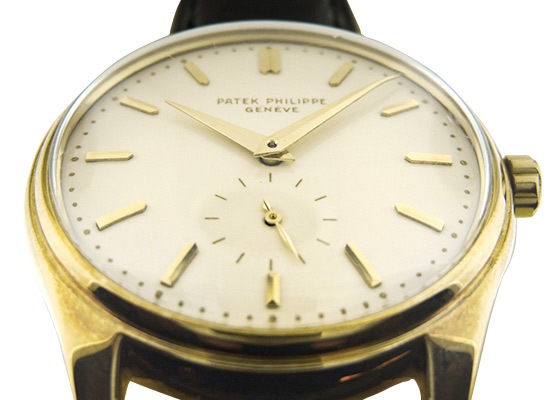 パテックフィリップ - 2526カラトラバ トロピカル | PATEK PHILIPPE | YG アイボリー文字盤 自動巻き レザー | 1956年製 | 委託品 | ヴィンテージ | 中古 |