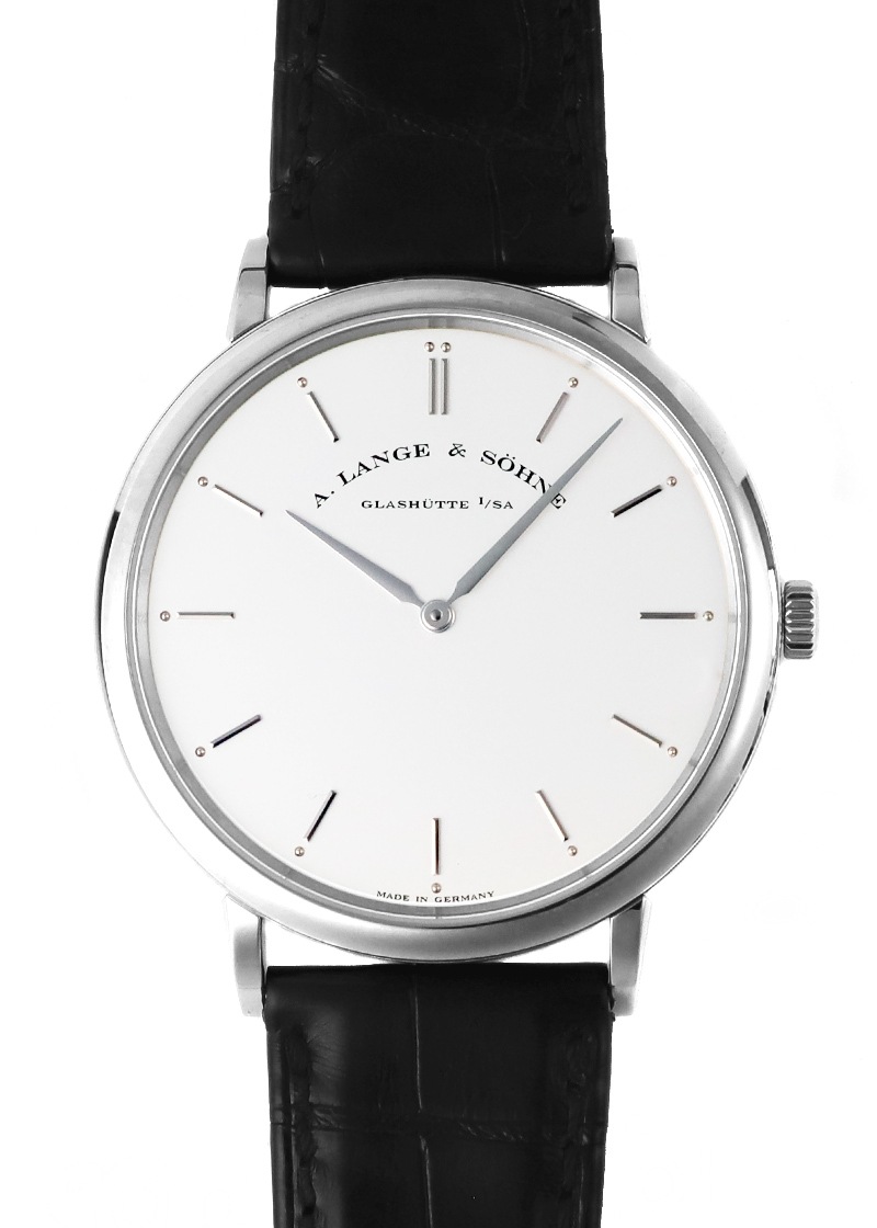 A.ランゲ&ゾーネ - サクソニア フラッハ | A.LANGE&SOHNE | 211.026(LS2113AJ) | WG シルバー文字盤 手巻き レザー | 中古 |