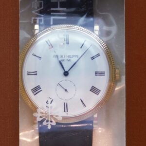 パテックフィリップ - カラトラバ | PATEK PHILIPPE | 5119J-001 | YG 白文字盤 レザー 手巻き | レストア | 中古 |