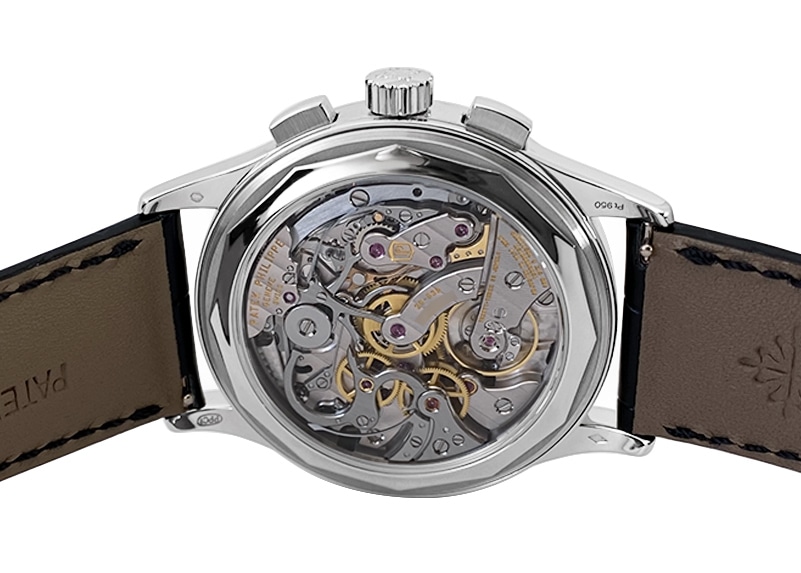 パテックフィリップ - コンプリケーション クロノグラフ | PATEK PHILIPPE | 5170P-001 | PT ブルー/ダイヤ文字盤 手巻き レザー | 委託品 | 中古