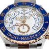 ロレックス - オイスターパーペチュアル ヨットマスターII | ROLEX | 116681 | RG&SS 白文字盤 自動巻き ブレスレット | 中古