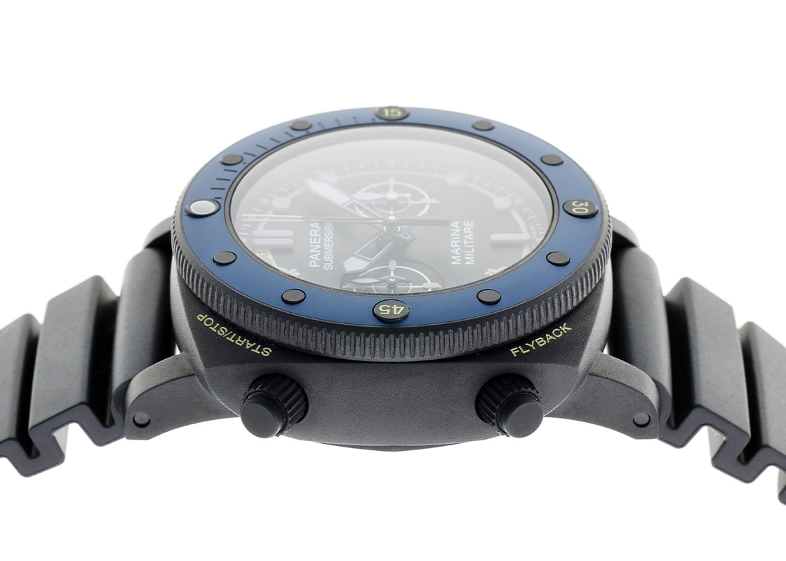 オフィチーネパネライ - サブマーシブル フォルツスペシャリ | OFFICINE PANERAI | PAM02239 | DLC 黒文字盤 自動巻き ラバー | 中古