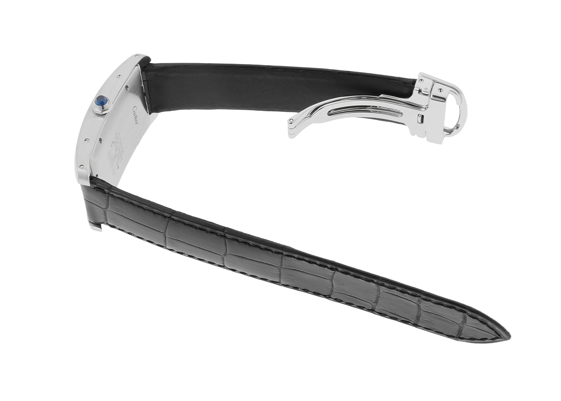 カルティエ - タンクアメリカン LM | CARTIER | W2605229 | WG グレー文字盤 自動巻き レザー | 中古