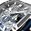ウブロ - スピリット オブ ビッグバン | HUBLOT | 601.NX.7170.LR | チタニウム ブルー TI スケルトン文字盤 自動巻き ラバーアリゲーター | 委託品 | 中古 |