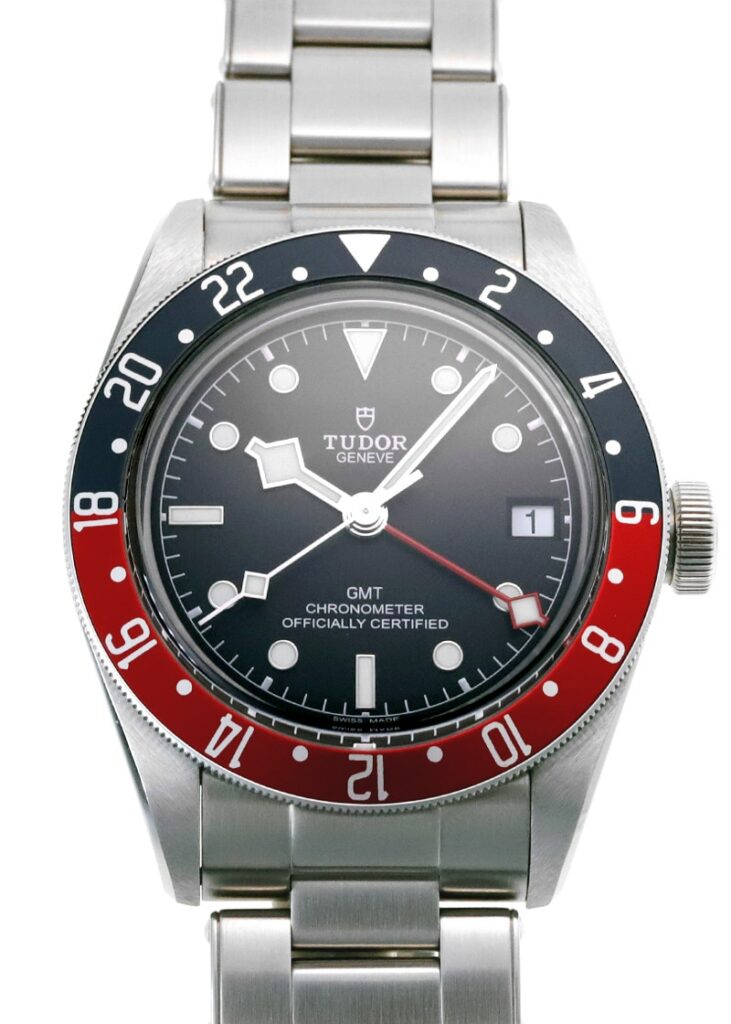 チューダー - ブラックベイGMT | TUDOR | 79830RB | 赤青 SS 黒文字盤 自動巻き ブレスレット | 中古 |