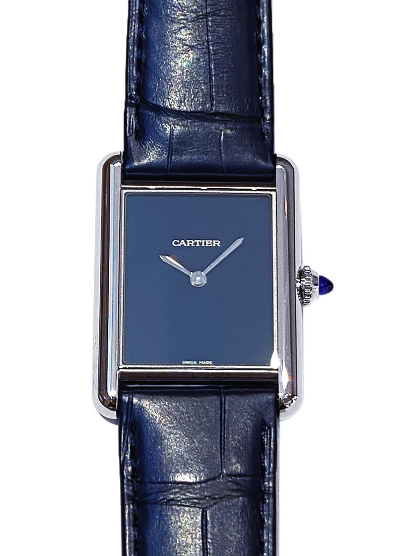 カルティエ - タンク マスト | CARTIER | WSTA0055 | LM SS ブルー文字盤 クォーツ レザー | 委託品 | 未使用品 |