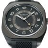 エルメス - H08 | HERMES | SP1.742.332 | グラフェン 黒文字盤 自動巻き ラバー | 委託品 | 中古