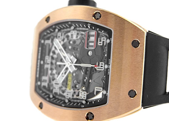 リシャールミル - オートマティック オーバーサイズ デイト | RICHARD MILLE | RM029 | RG スケルトン文字盤 自動巻き ラバー | 委託品 | 中古 |