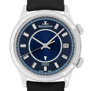 ジャガールクルト - マスター メモボックス| JAEGER LECOULTRE | Q141848J(174.8.96) | SS ブルー文字盤 自動巻き レザー | ブティック500本限定 | 中古 |