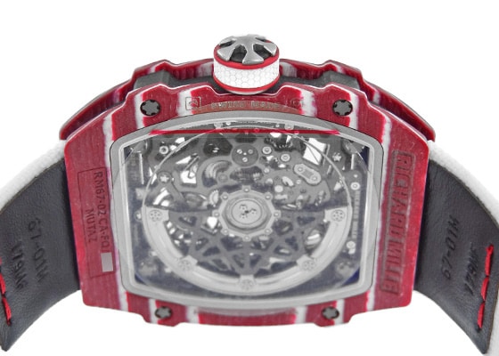 リシャールミル - オートマティック ムタズ・エサ・バルシム ハイジャンプ | RICHARD MILLE | RM67-02 | クォーツTPT/カーボンTPT スケルトン文字盤 自動巻き エラティック