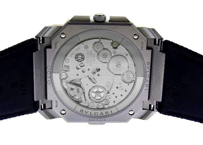 ブルガリ - オクト フィニッシモ クロノグラフ | BVLGARI | 103371 | GMT TI 黒文字盤 自動巻き ラバー | 未使用品 |